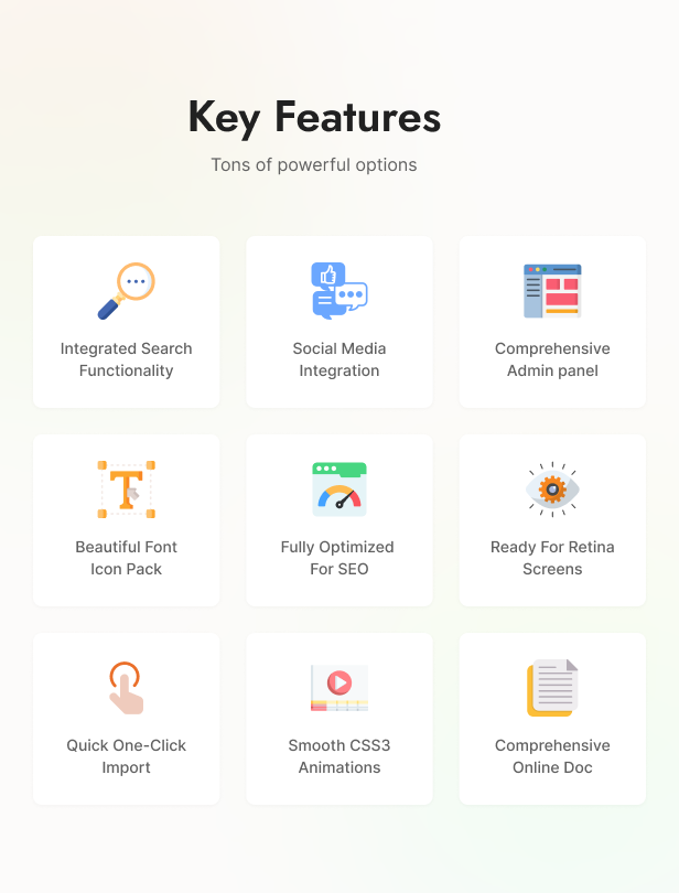 key features